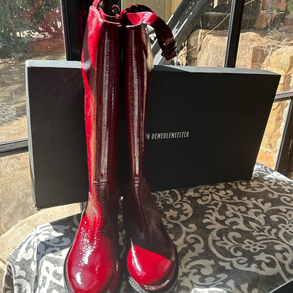 Ann Demeulemeester riding boots - Picture 5 of 6